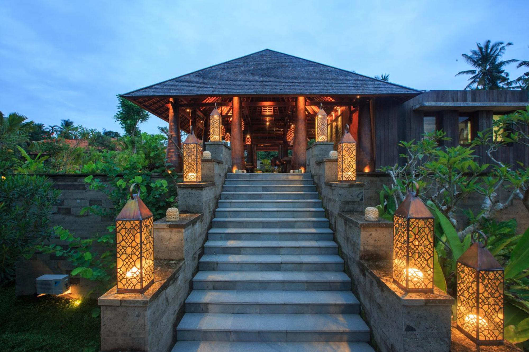 Tejaprana Bisma - Chse Certified Hotel Ubud  Luaran gambar Entrance to the resort